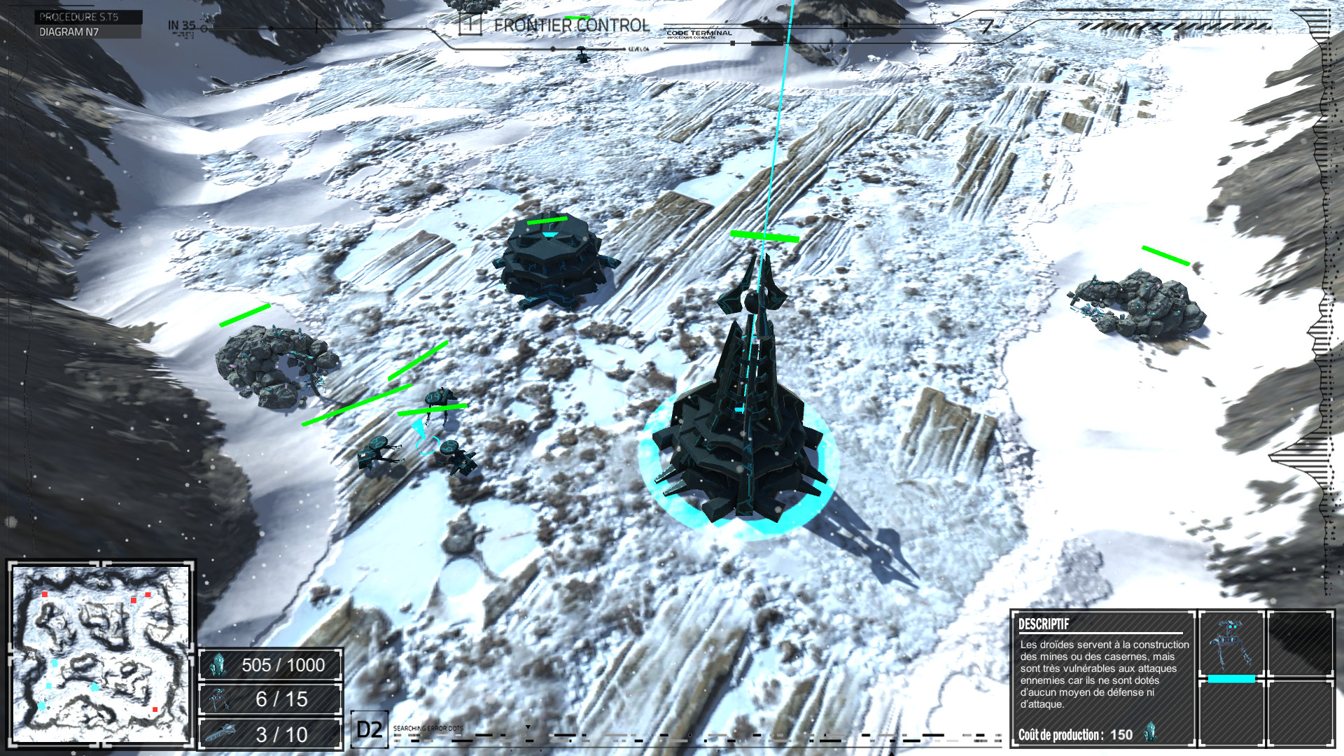 Construction de droïdes